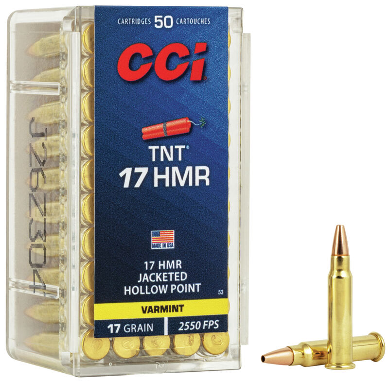 CCI BALAS CAL.17 HMR TNT VARMINT